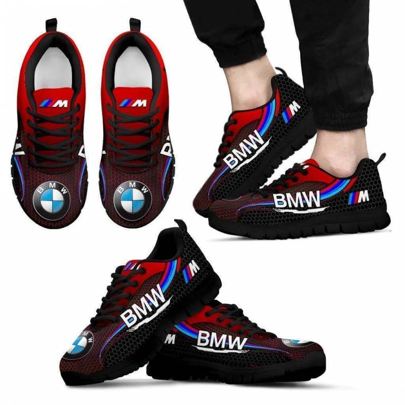 3D Printed BMW NTA Sneakers For Men & Women Ver 2 (Red)