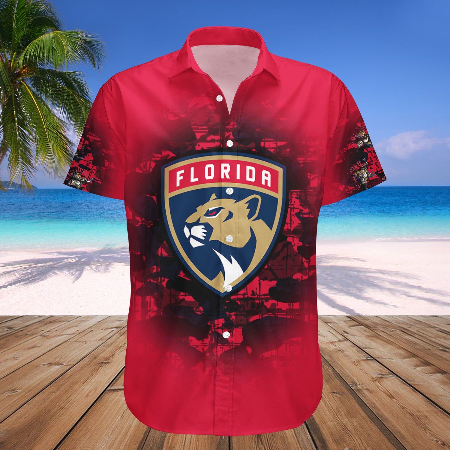 Florida Panthers Hawaii Shirt Camouflage Vintage – Nhl