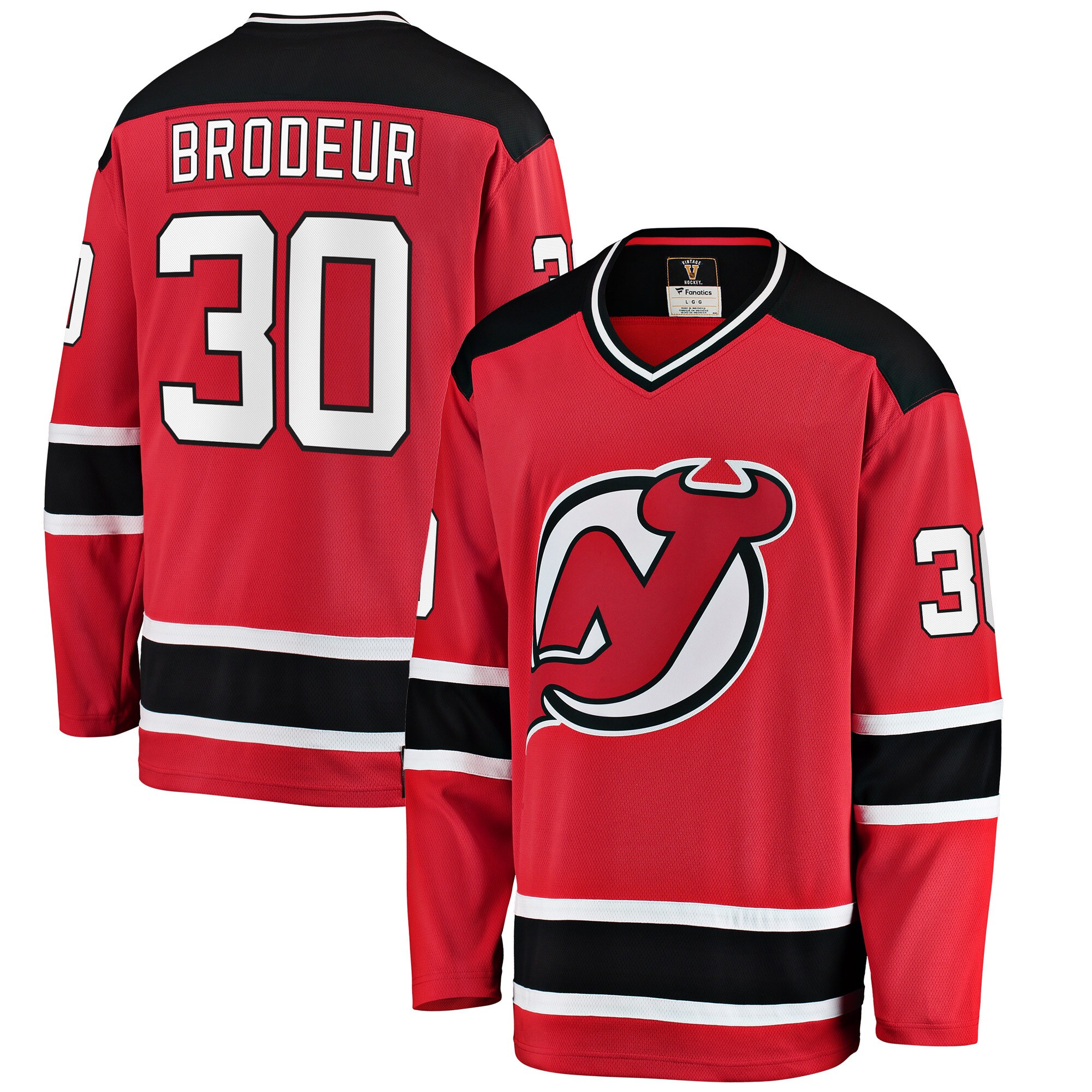 Men's New Jersey Devils Martin Brodeur Red Premier Breakaway Retired Player Jersey