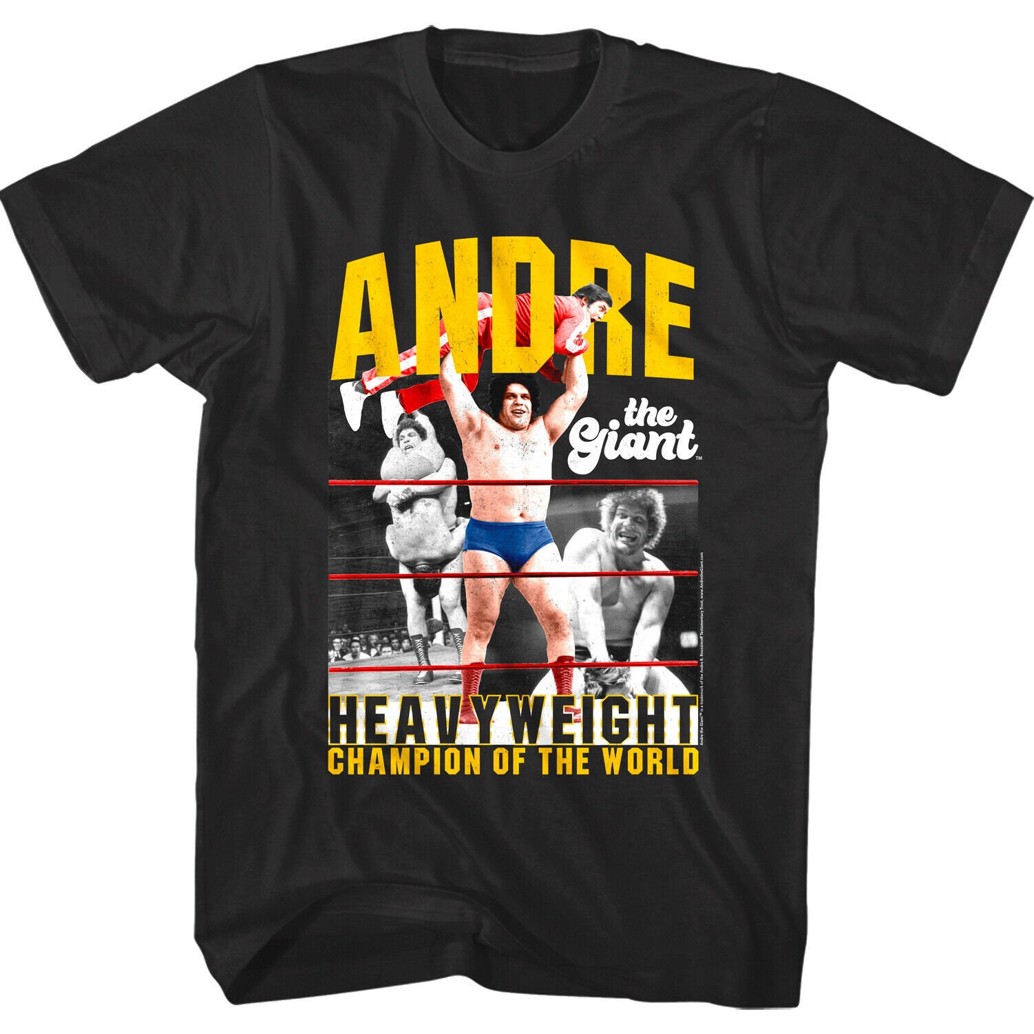 ANDRE The GIANT Men’s T-Shirt Heavyweight Champion of the World