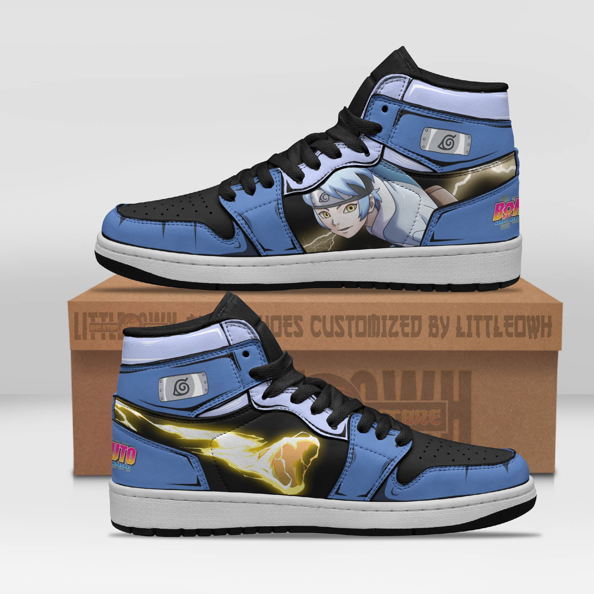 Boruto Mitsuki Anime Shoes Custom Jd Sneakers