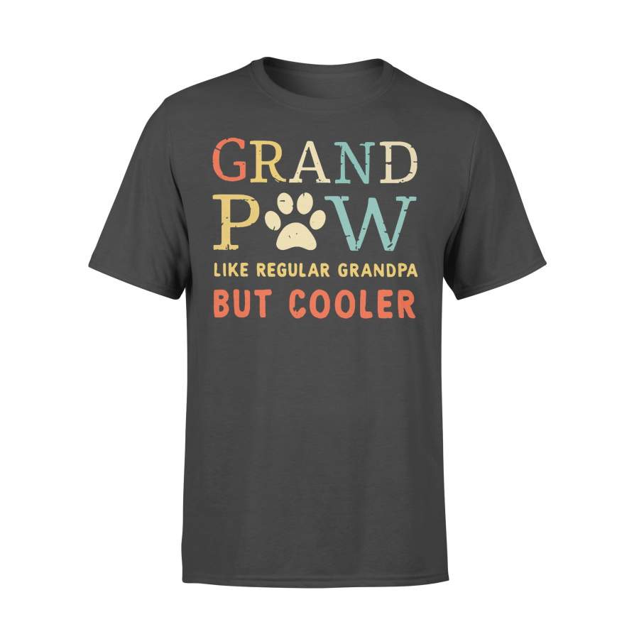 Vintage Grand Paw Like Regular Grandpa But Cooler T-shirt