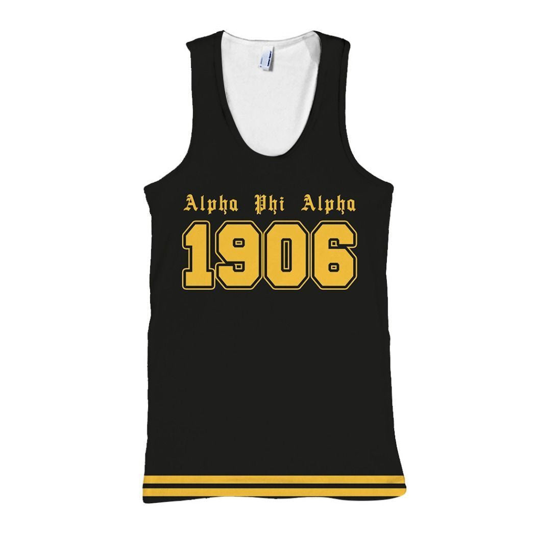 Wonderprint Tank Top Alpha Phi Alpha Diamond Greek Letter Tank Top