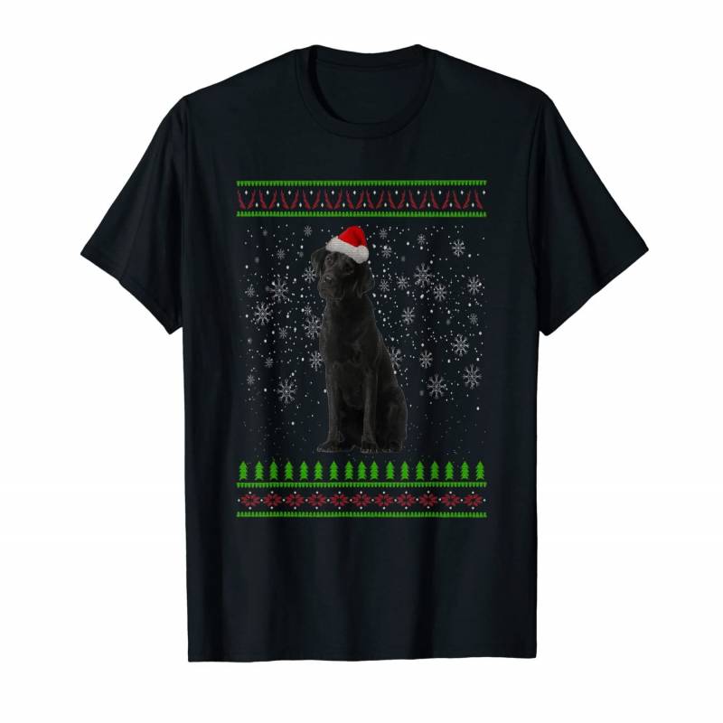 Ugly Christmas Black Labrador Dog Xmas Merry Christmas Gifts T-shirt