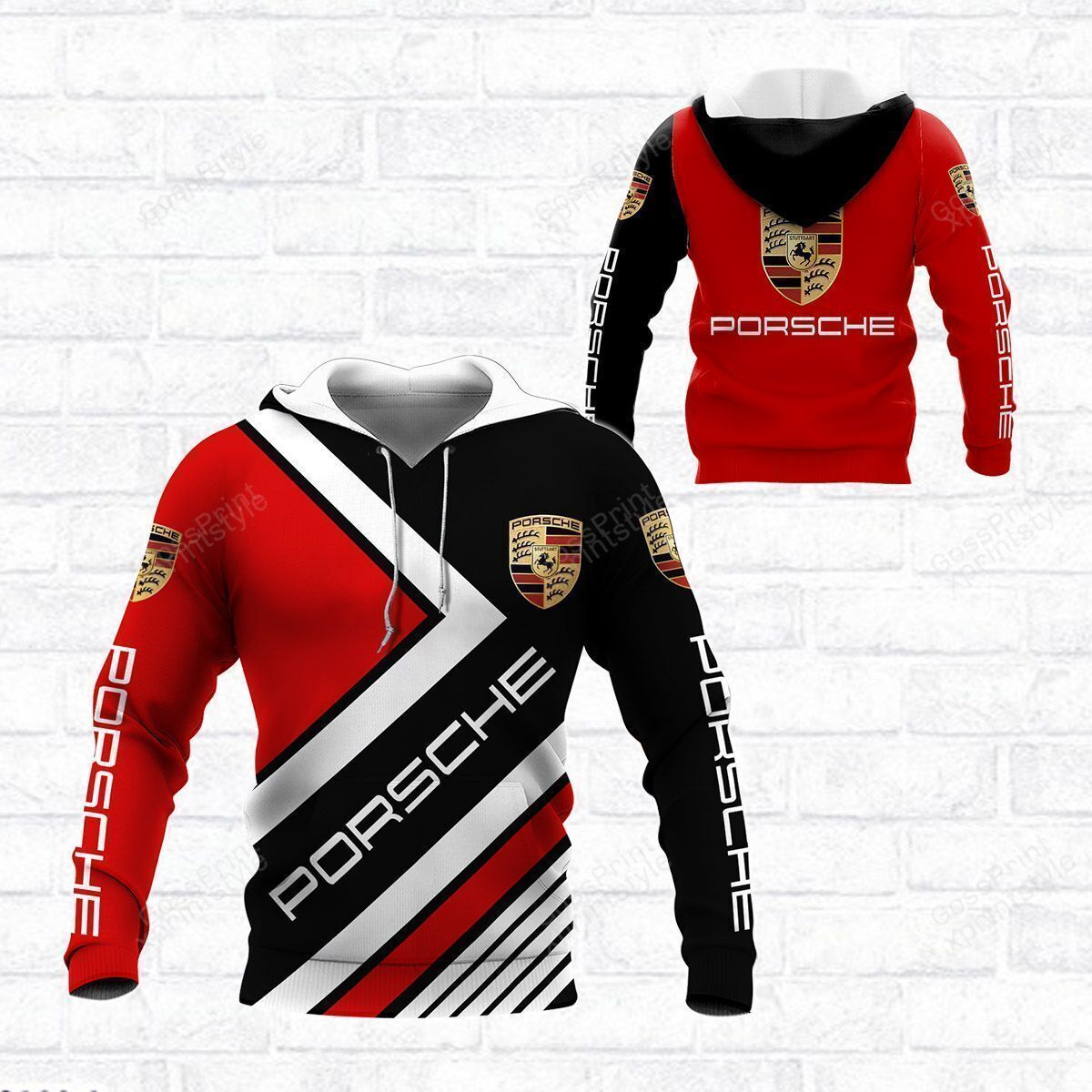 3D All Over Porsche Shirt Ver 12