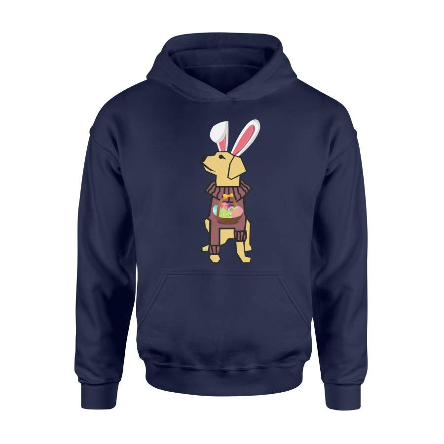 Dog (Lab) Easter Bunny For Kids Hoodie