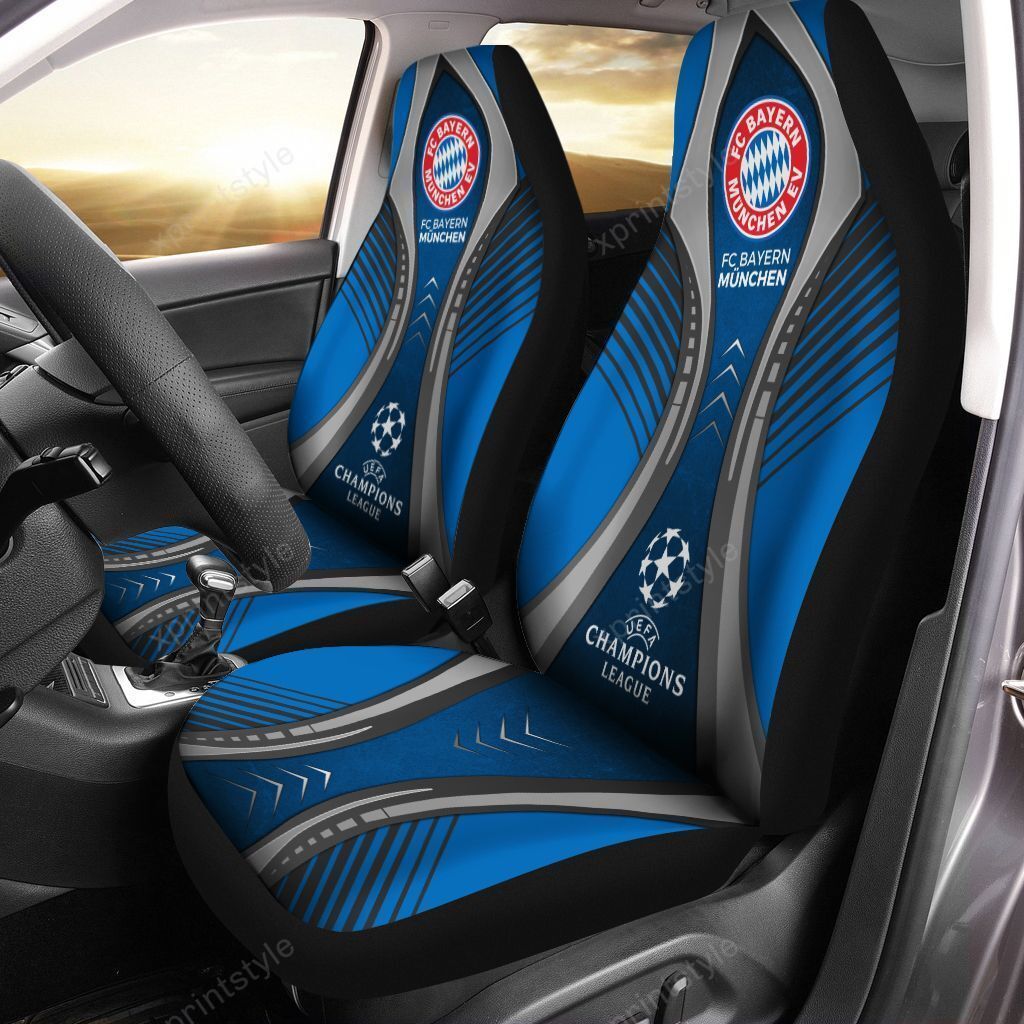 Bayern Munchen LPH-HL Car Seat Cover (Set of 2) Ver 2 (Blue)