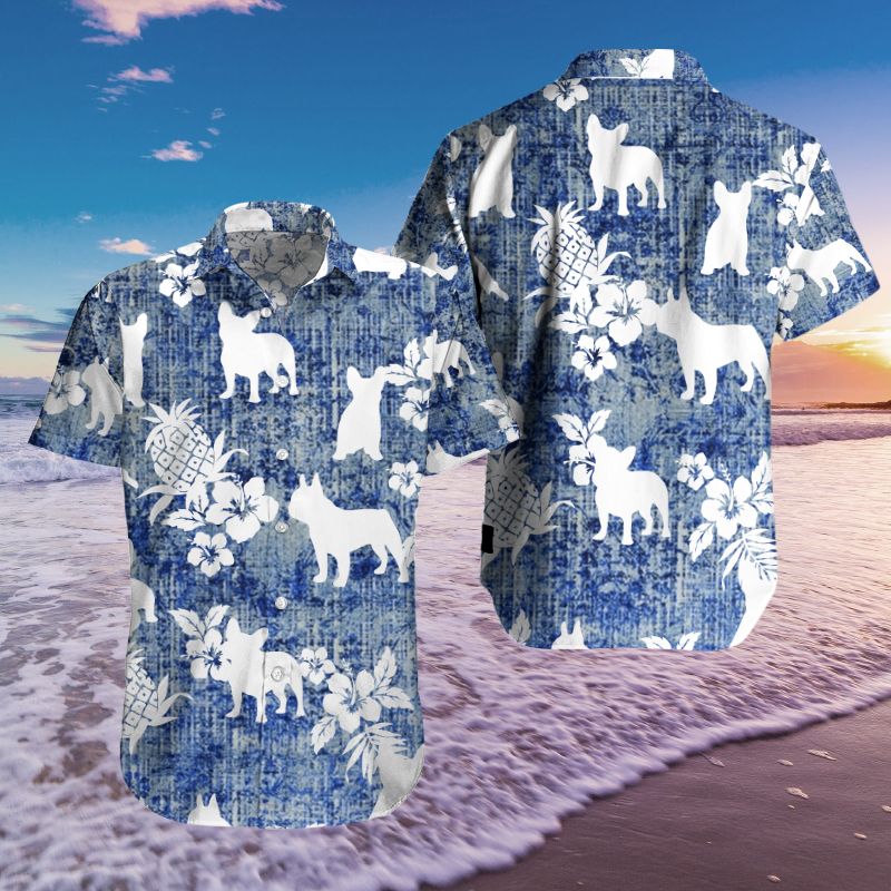 Bulldog And Pineapple Pattern Hawaiian Shirt Hthh0606