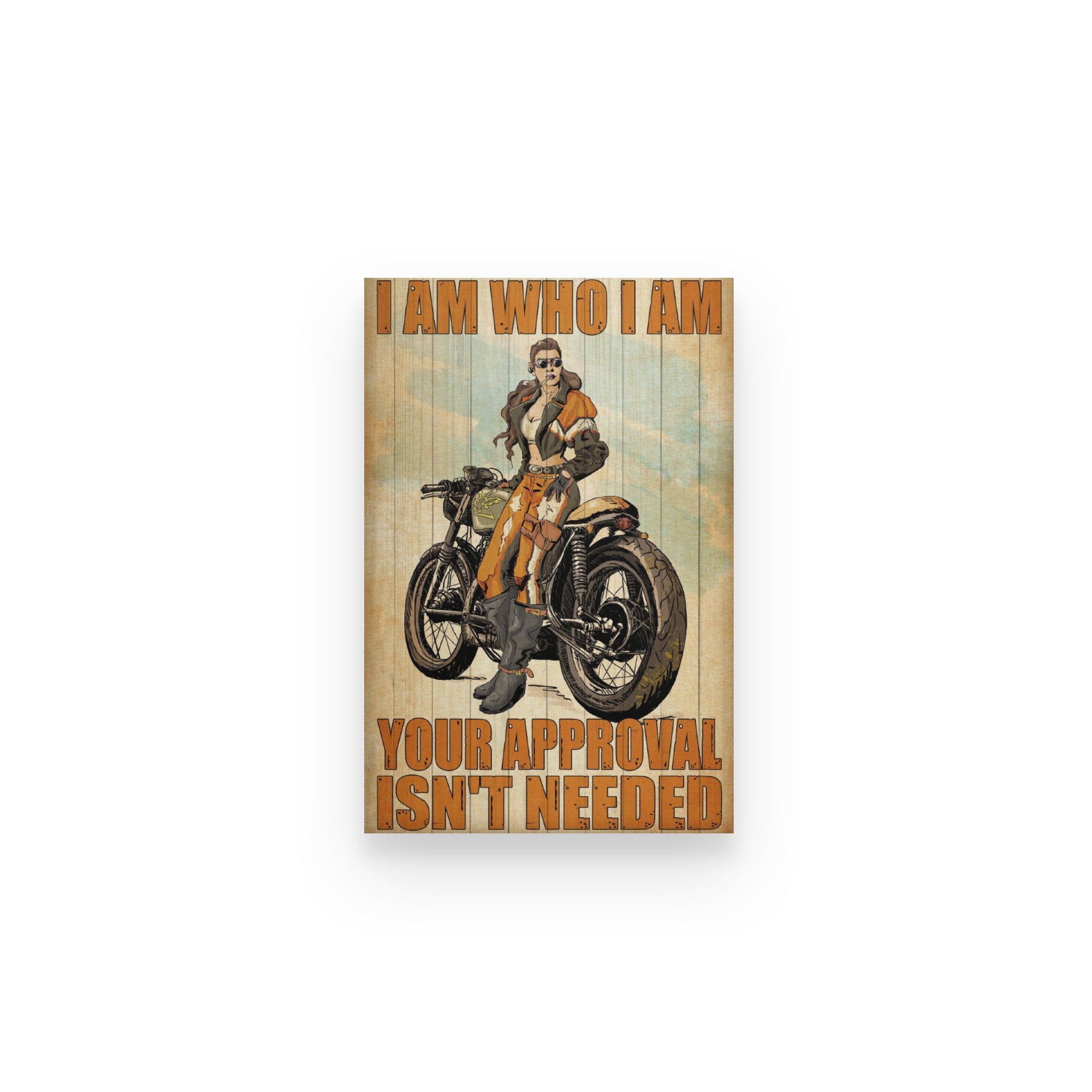 Biker I Am Who I Am – Poster