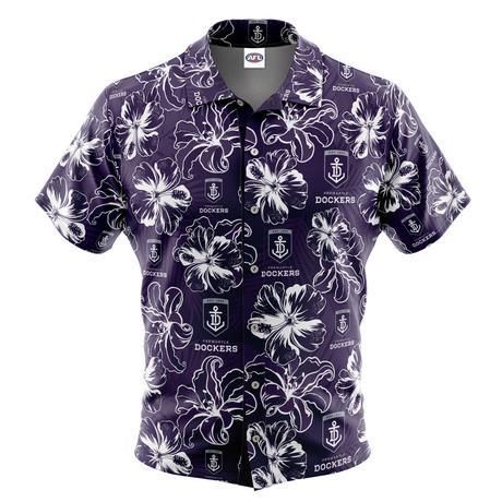 Fremantle Dockers Hibiscus Hawaii Shirt Ha59554