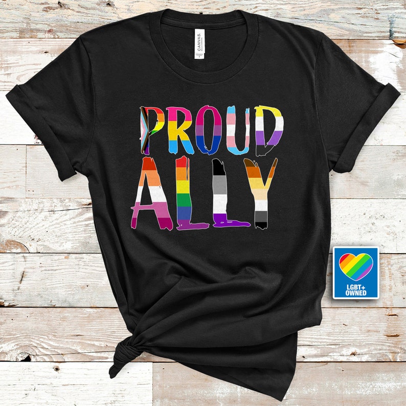 Ally T Shirt, Pride Ally, Gay Pride Lgbtq Shirt, Pride Shirt, Trans T Shirt, Lgbt Shirt, Lgbtqia2S+