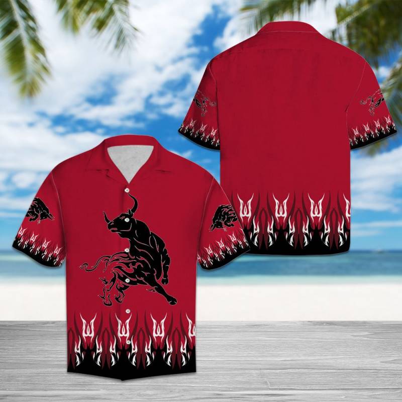 Amazing Bull Hawaii Shirt Ha8567