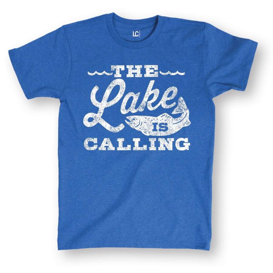 The Lake Is Calling Men’S Short Sleeve T-Shirt Sizes S-3Xl