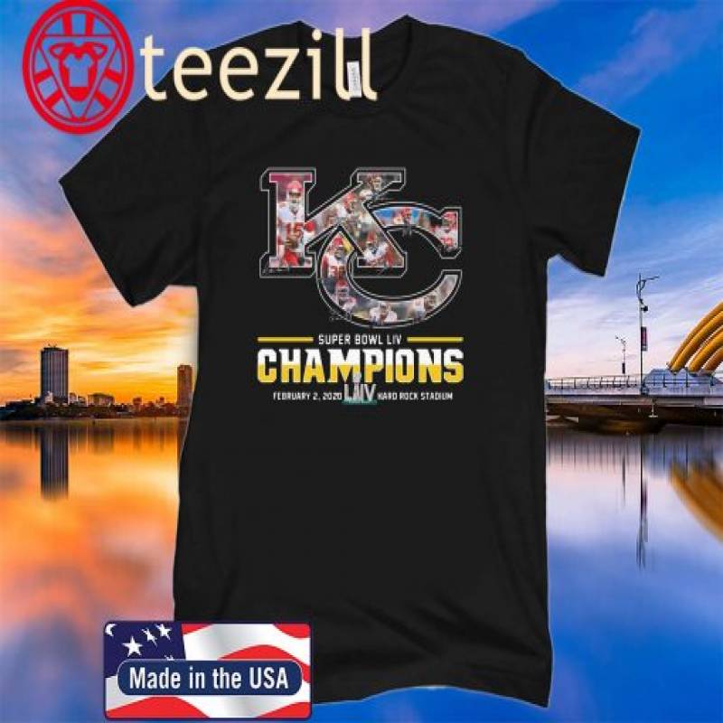 Kansas City Chiefs Super Bowl Liv Champions February 2 – 2020 TShirt