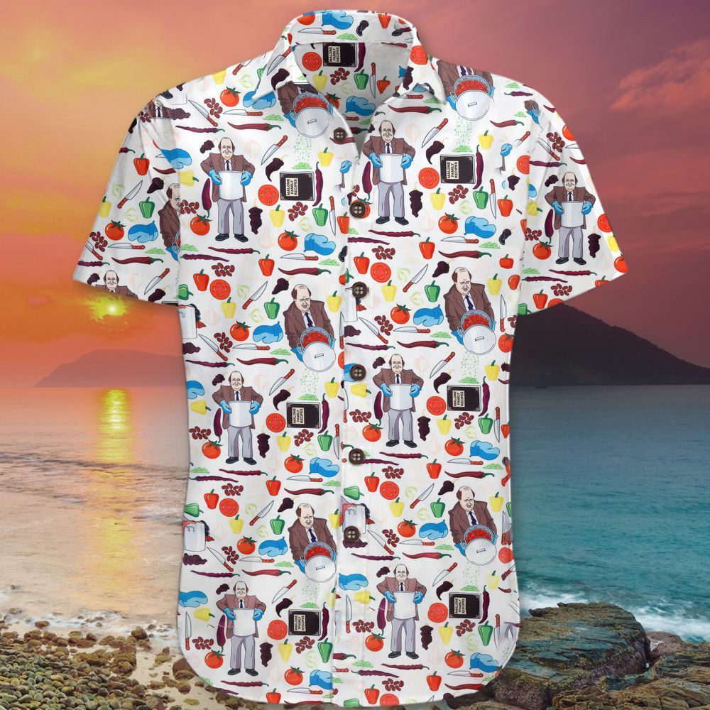 The Office Kevin Chili Hawaii Shirt Malone Hawaii Button Up Ha28820