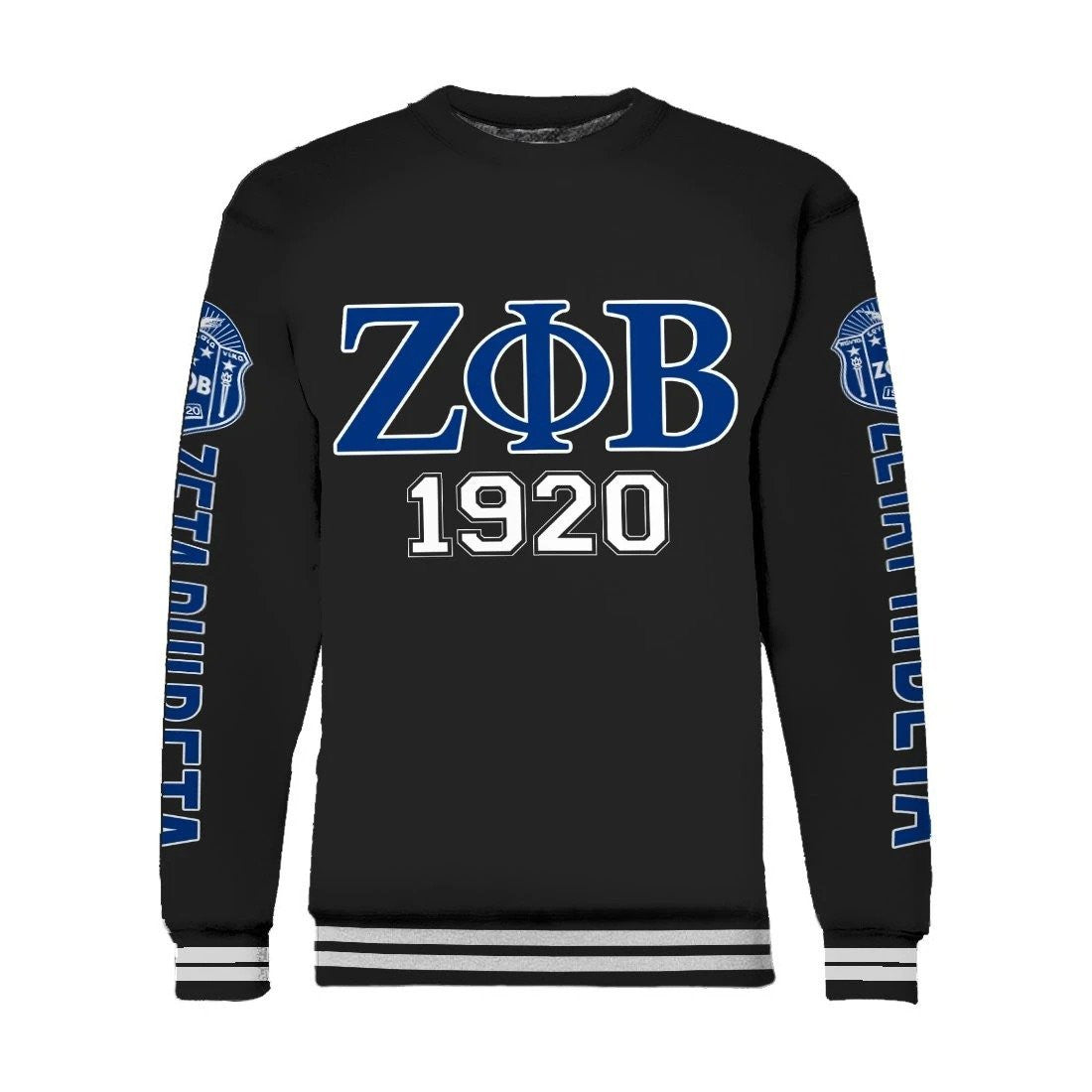 Sorority Sweatshirt – Lux Zeta Phi Beta For Life Crewneck Sweatshirt