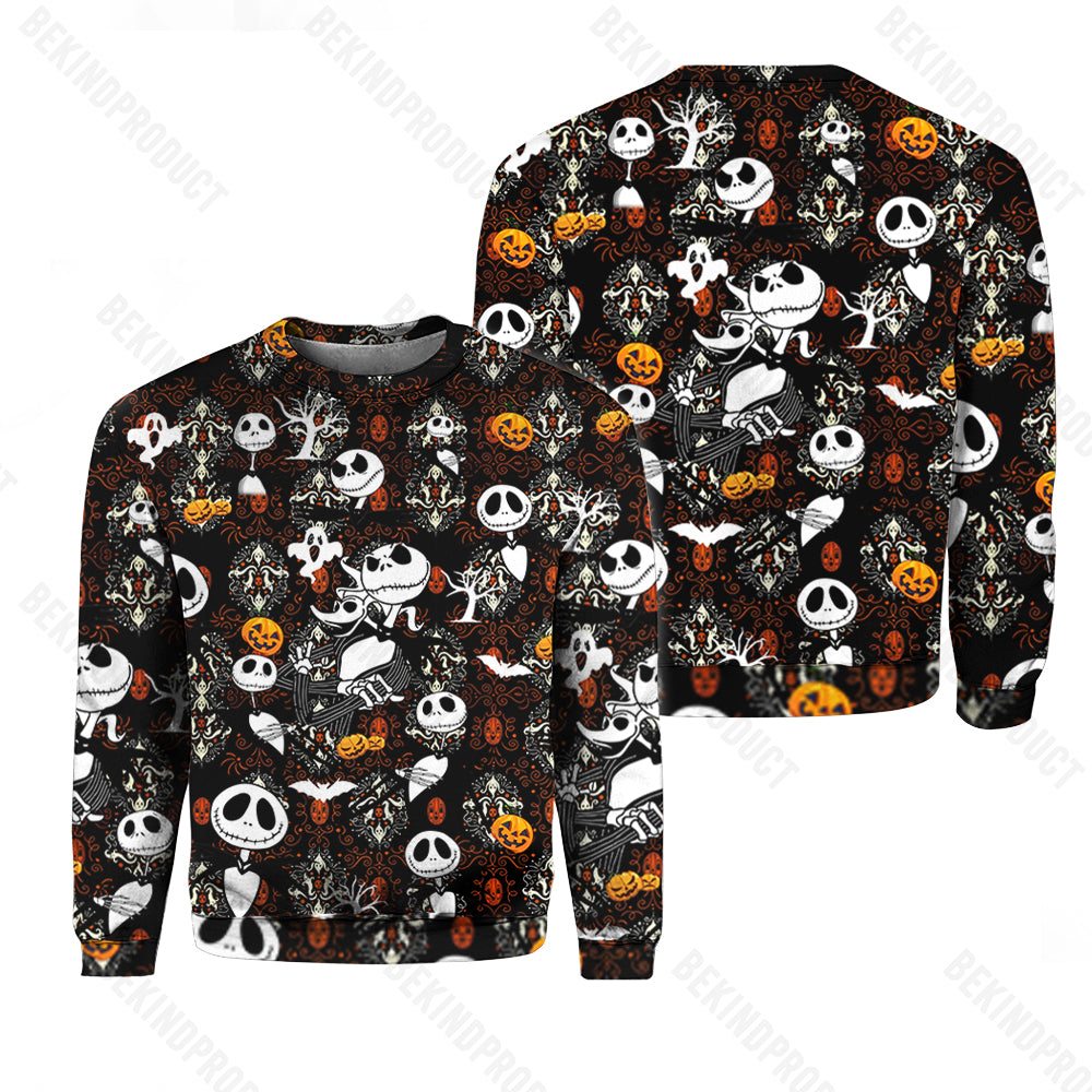 Happy Halloween Crewneck Sweatshirt All Over Print Sweatshirt For Men & Women