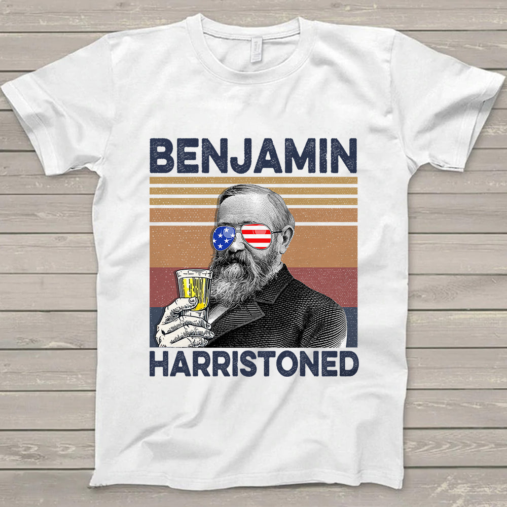 Happy 4Th Of July Benjamin Harristoned Drinking Shirt Hk10 Trhn V2