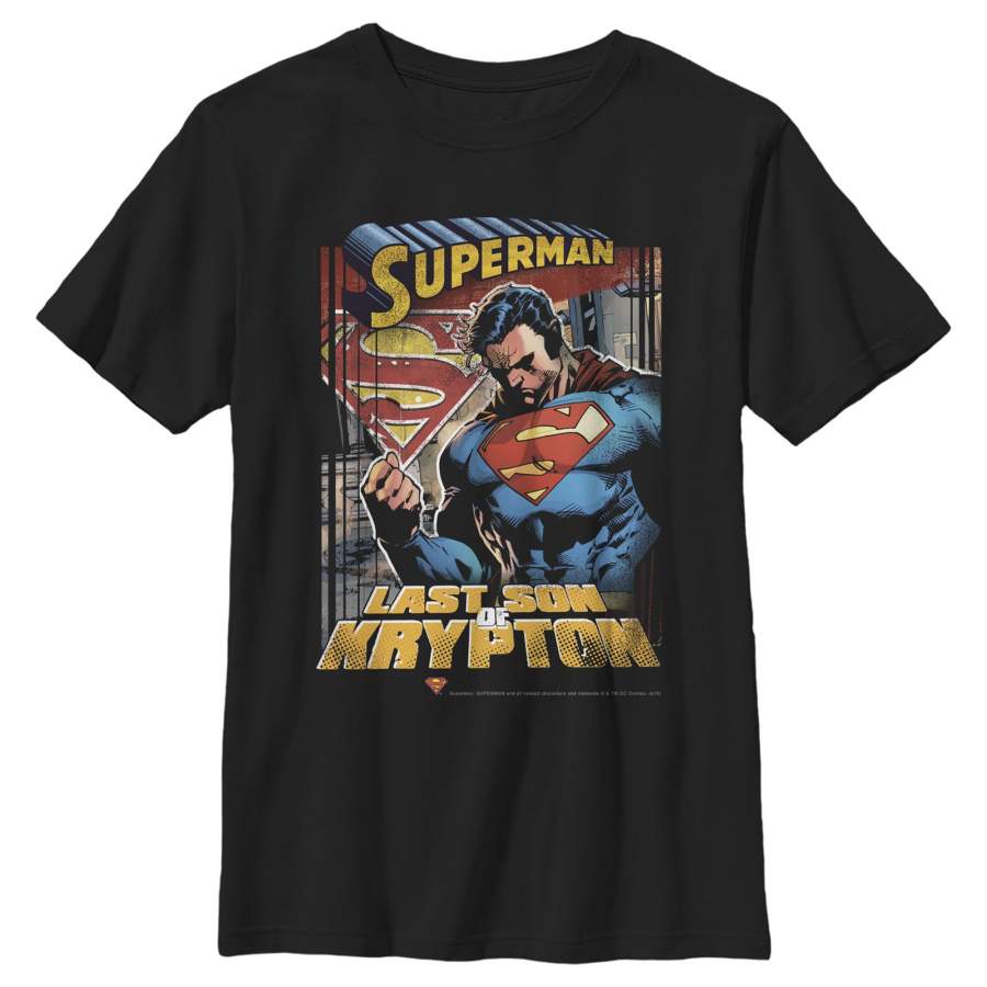 Superman Boy’s Son of Krypton  T Shirt