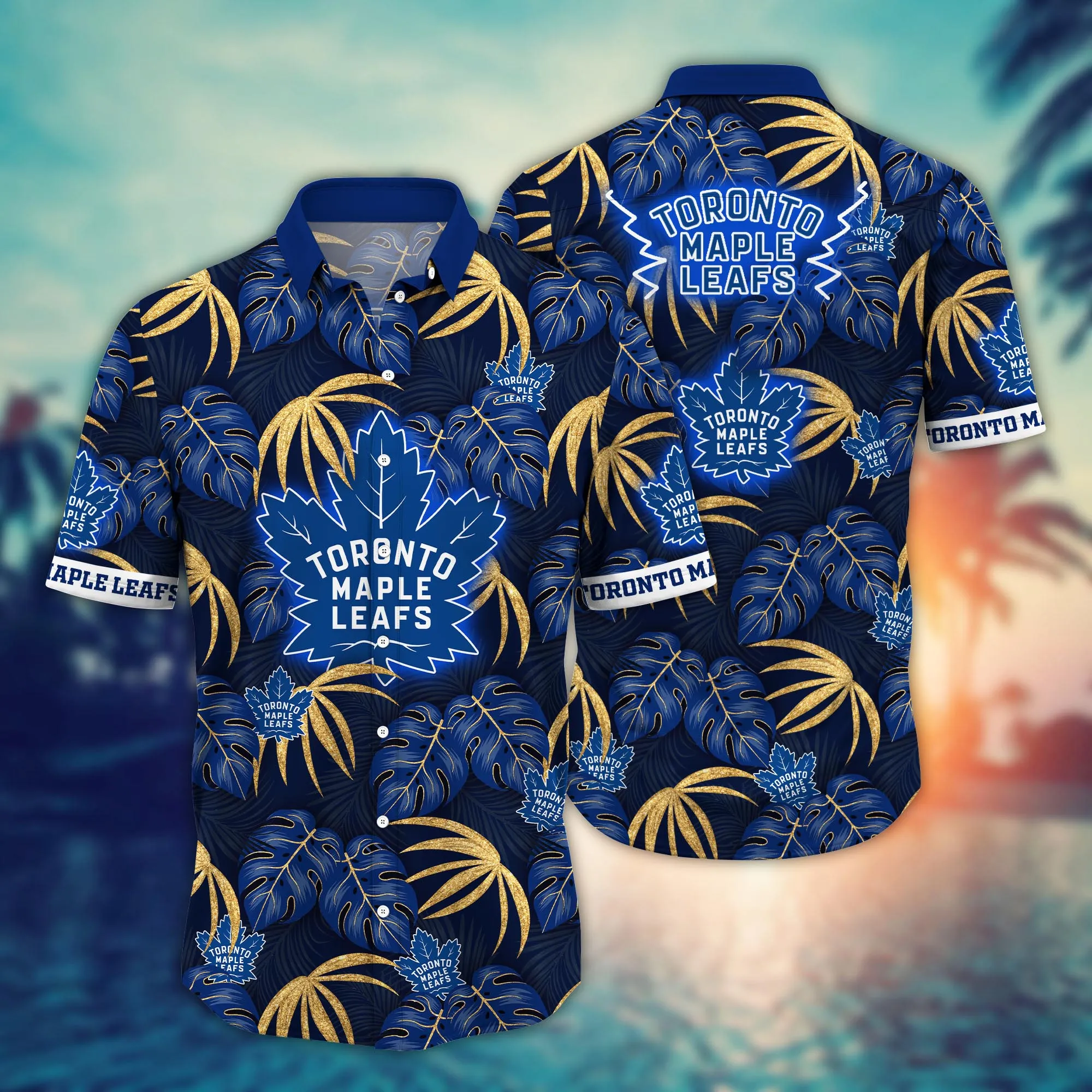 Toronto Maple Leafs Nhl Hawaiian Shirt Beach Fun Aloha Shirt