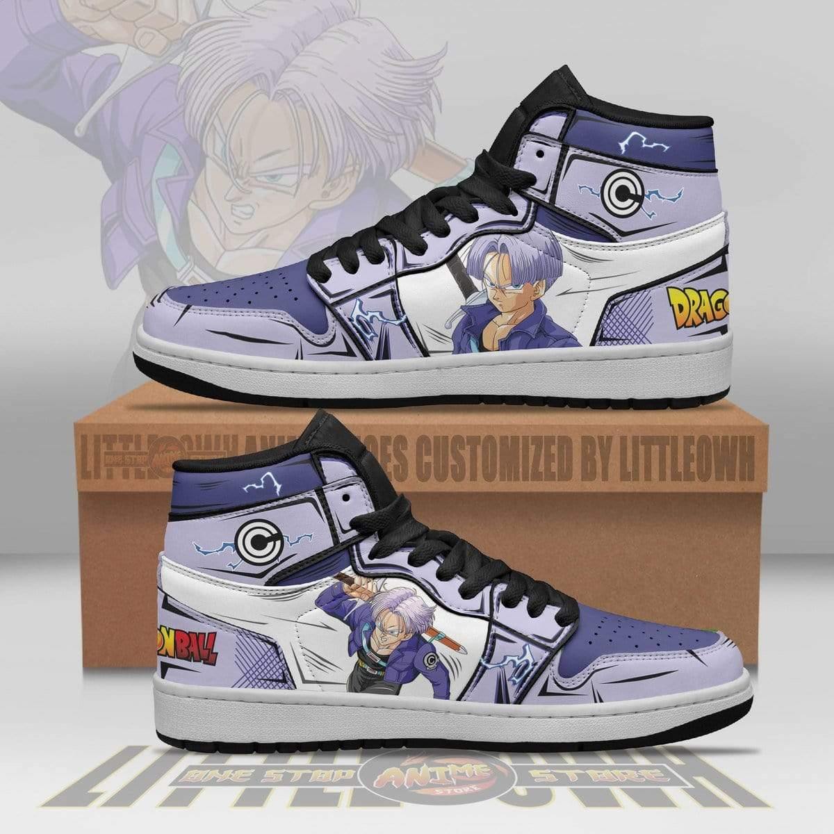 Future Trunks Shoes Custom Dragon Ball Anime Jd Sneakers – Katheri Store