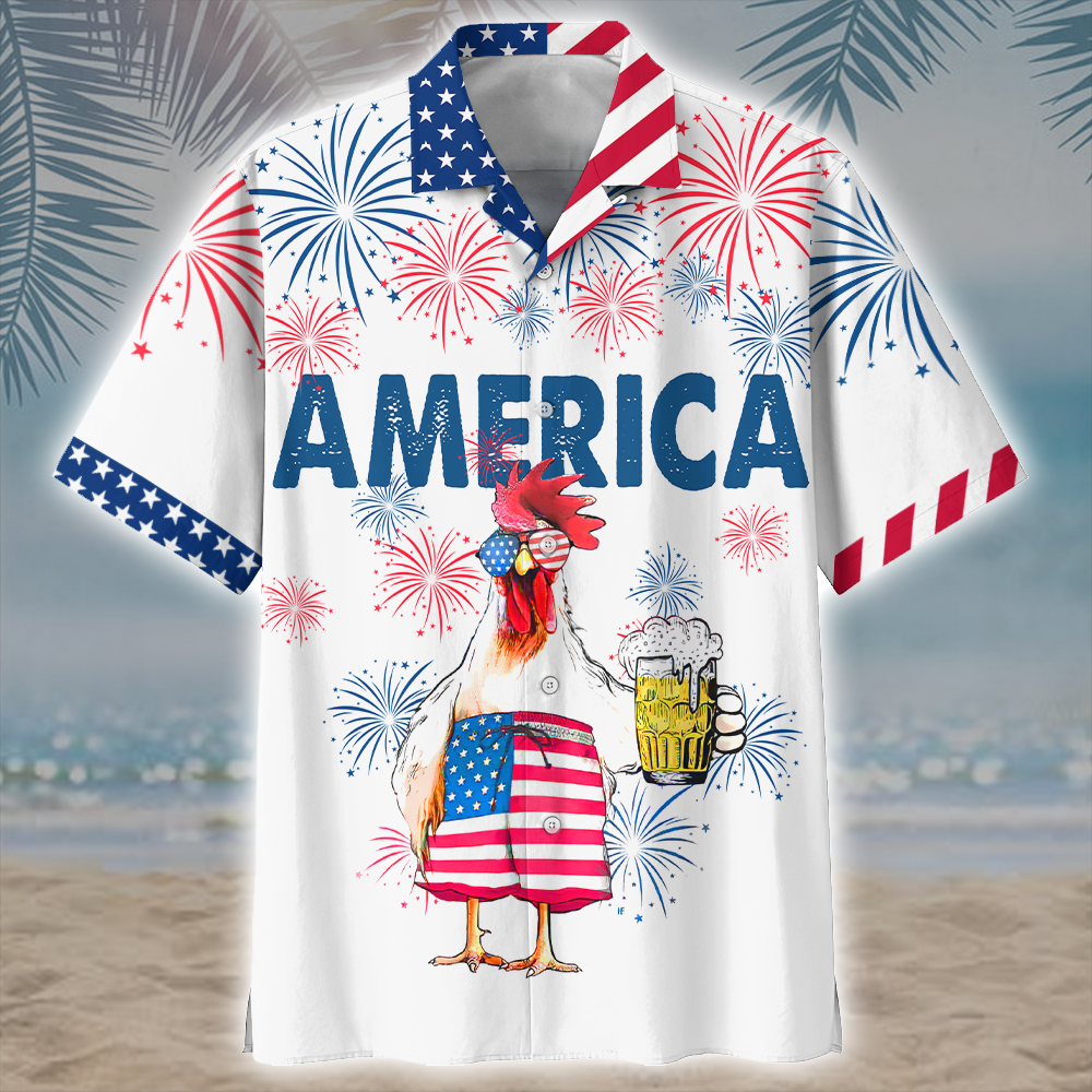 Chicken Beer Hawaii Shirt Ha99081