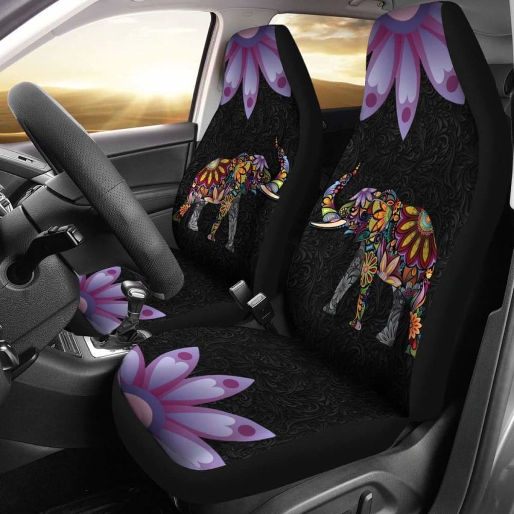 Spiritual Elephant Car Seat Covers 202820