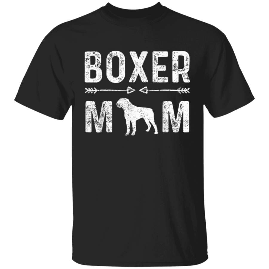 Boxer Dog Mom Vintage Tshirt