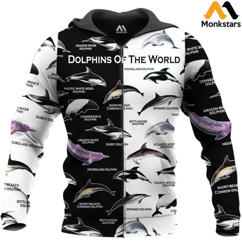 Animal Dolphins Of The World Y969 Hoodie