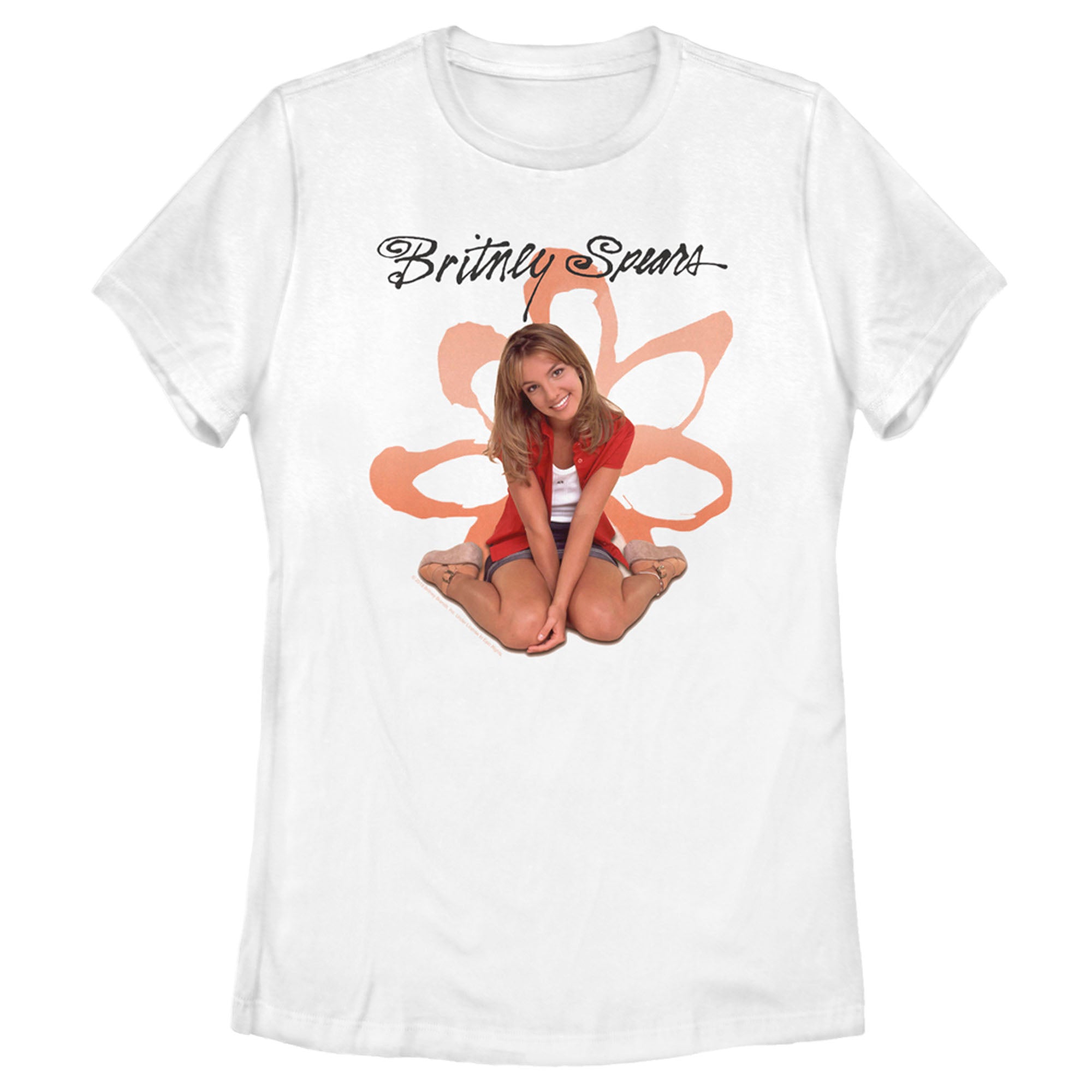 Britney Spears Women’S Baby One More Time Album Cover  T-Shirt