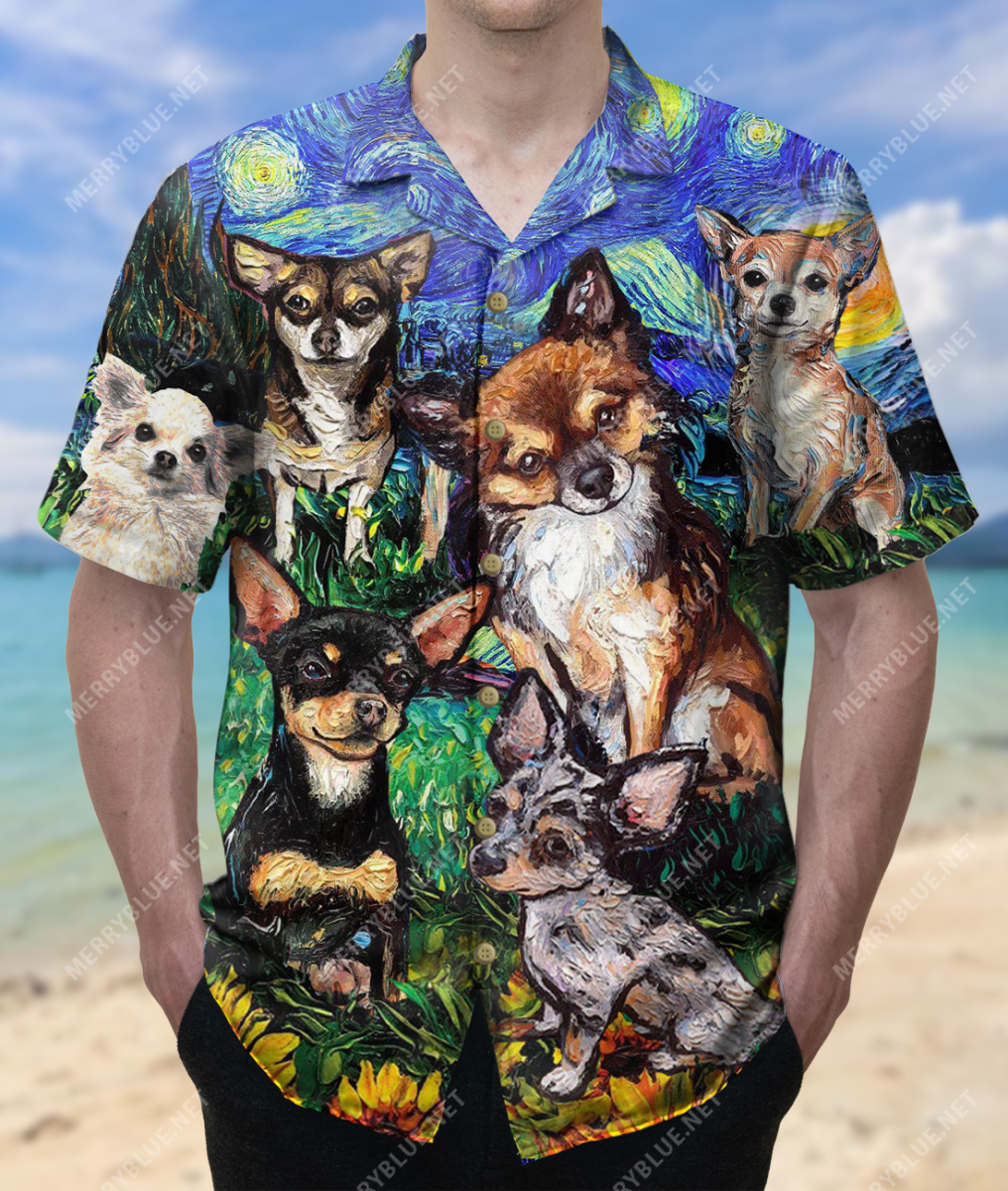 Chihuahua Are Like Potatoe Chips You Have Just One Unisex Hawaii Shirt Ha91255