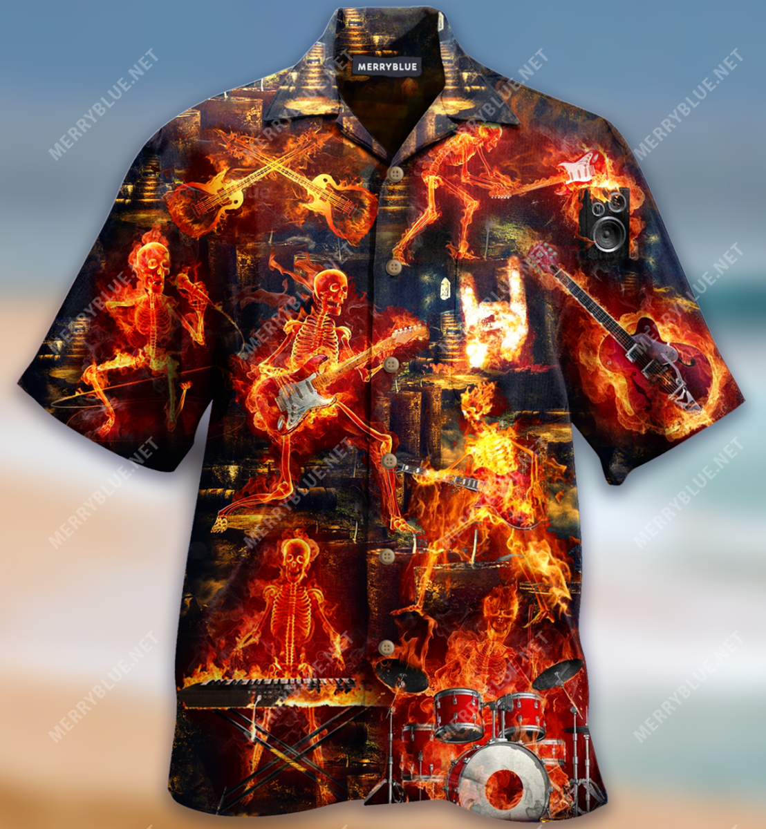 Heavy Metal Is Immortal Unisex Hawaii Shirt Ha34241