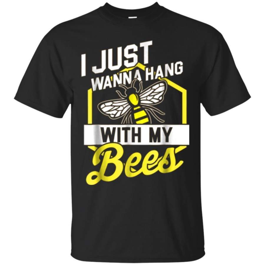 AGR Hang With My Bees  Beekeeper  Beekeeping Gift Tshirt Jaq T-shirt