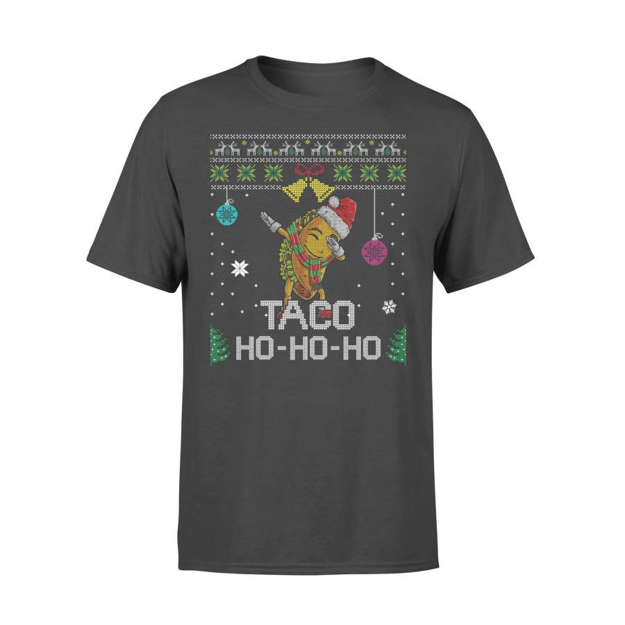 Ugly Sweater Dab Taco Santa Christmas Girls T-Shirt – Standard T-shirt