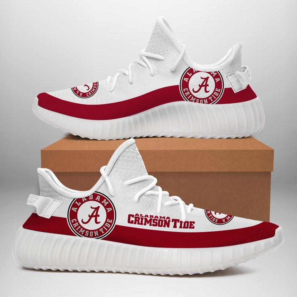 Alabama Crimson Tide Custom Shoes Sport Sneakers Alabama Crimson Tide Yeezy Boost 350