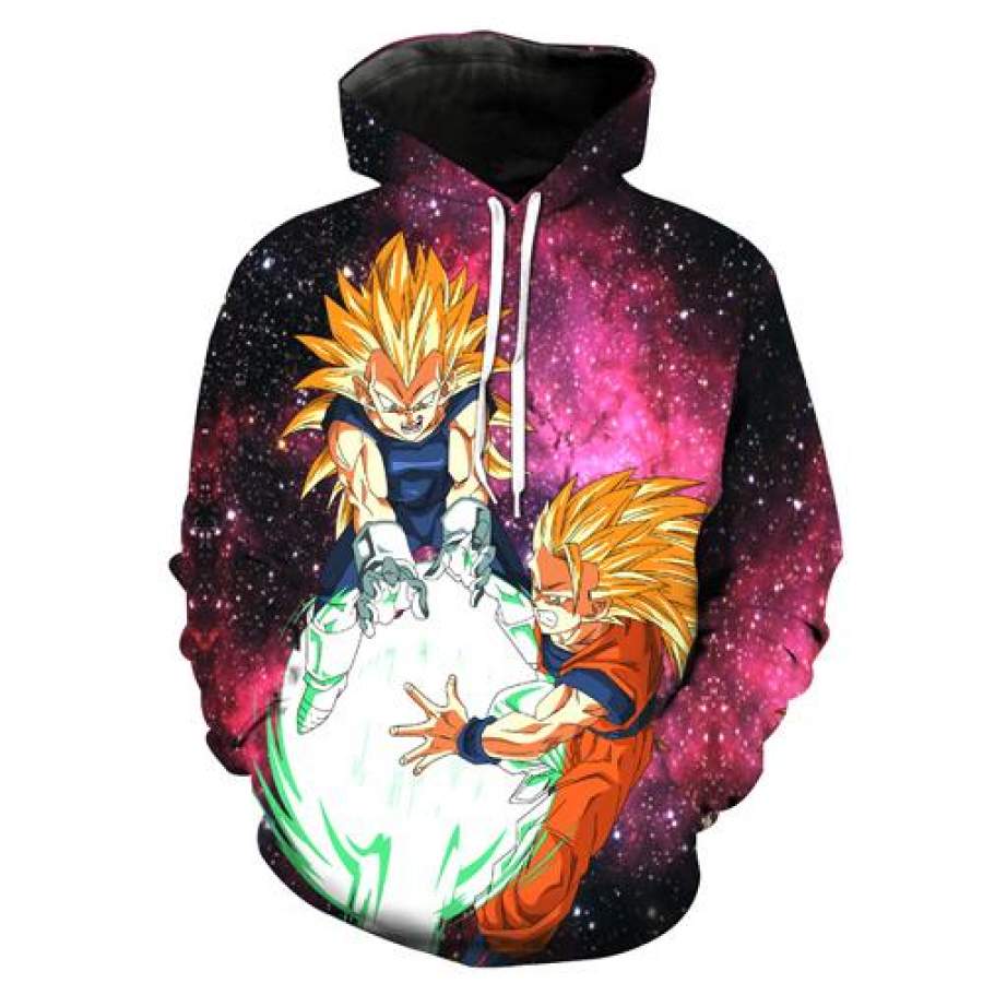 3D Hooded Sweatshirt Men Dragon Ball Z Super Saiyan Printed Mens Hoodies and Sweatshirts