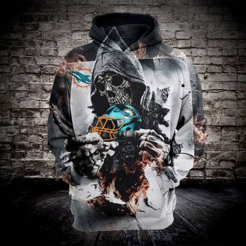 Miami Dolphins 3D Hoodies