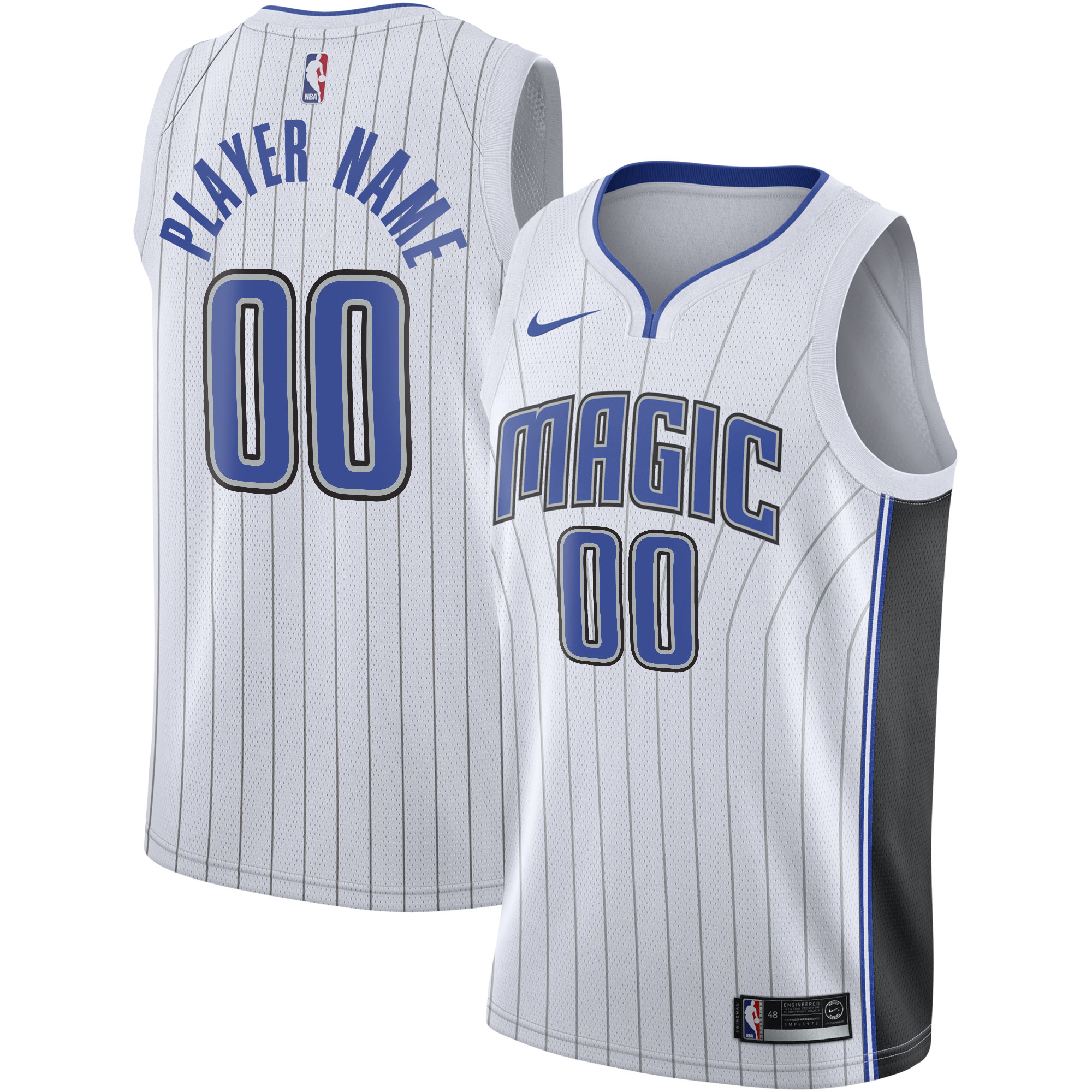 Orlando Magic 2020/21 Swingman Custom Jersey – Association Edition – White