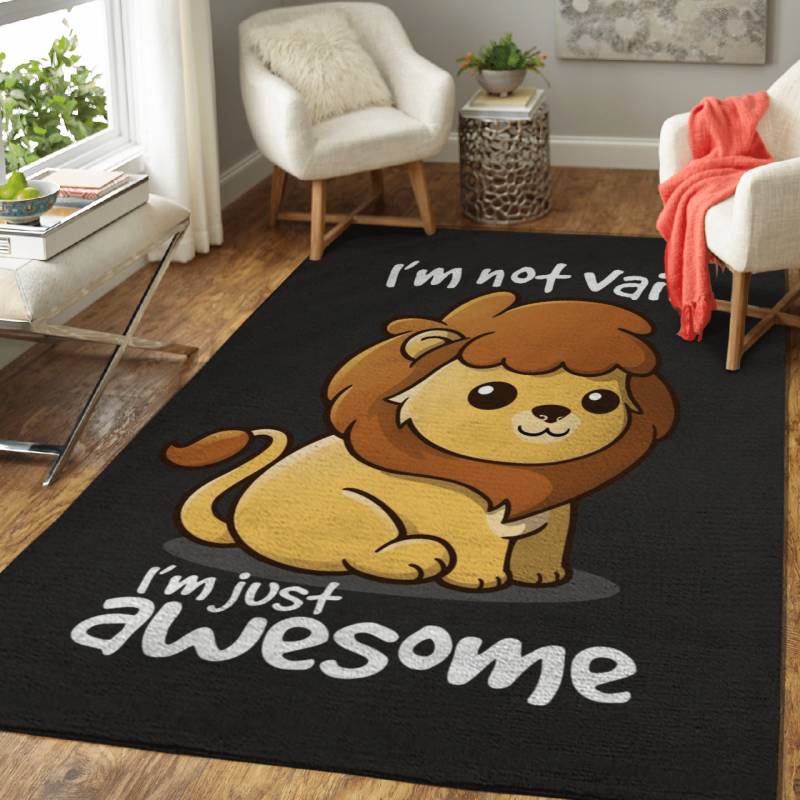 I’m not vain just awesome – Animals Area Rug Carpet