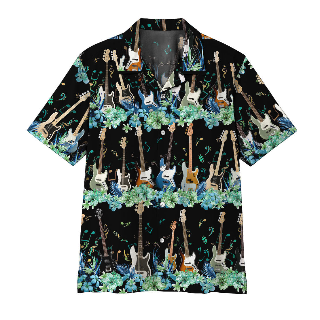 Gearhumans Bass Guitar Hawaiian Shirt Ha58556