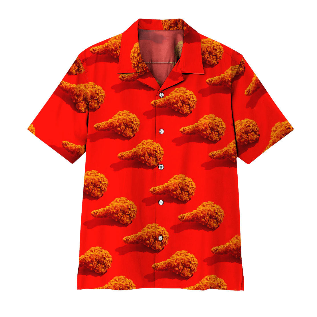 Gearhumans Fried Chicken Hawaiian Shirt Ha15426