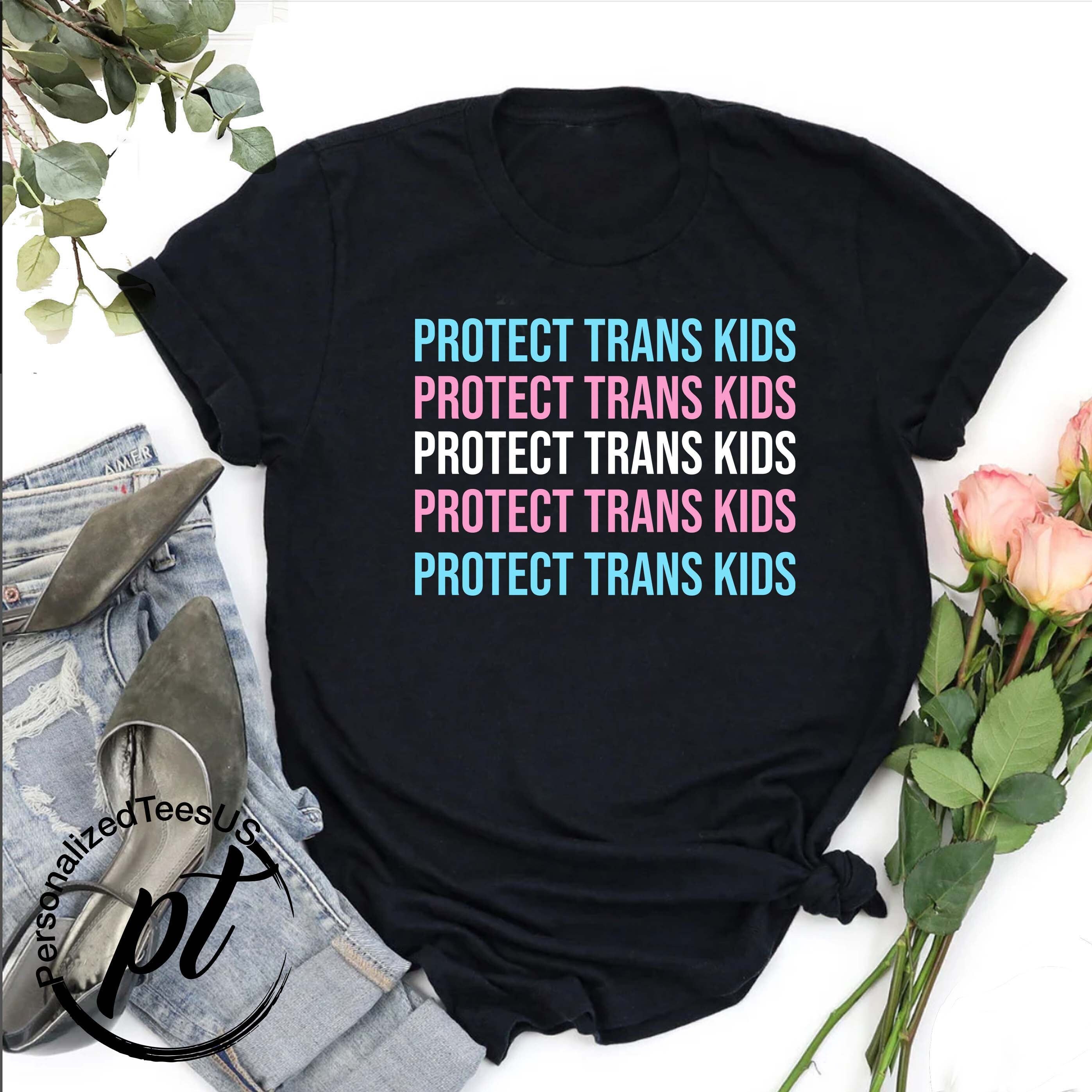 Protect Trans Kids T-Shirt,Trans Kids Shirt,LGBTQ Pride Tee, Transgender Pride Flag,Trans Rights Shirt, Pride Month Shirt,Transsexual Shirt