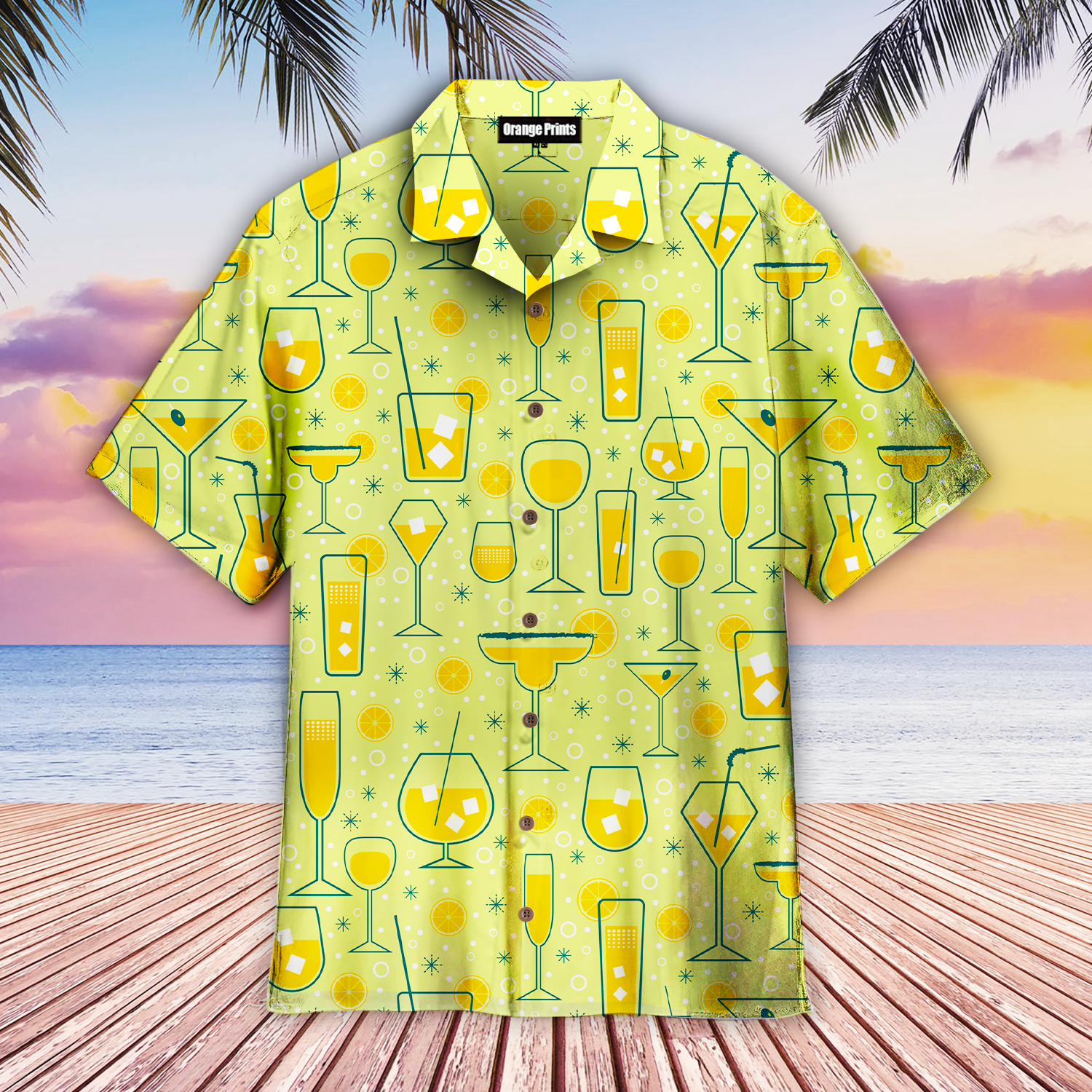 Orange Juice Cocktail Hawaii Shirt For Men Women Ha30787