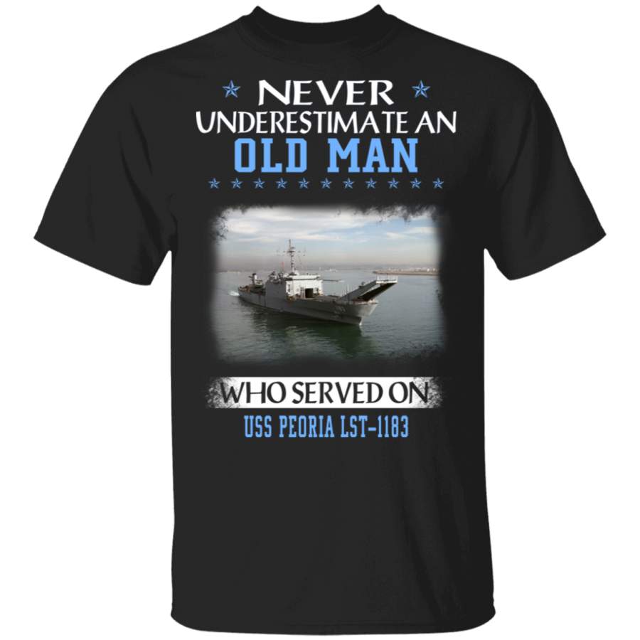 USS Peoria LST-1183 Veterans Day Christmas Gift T-Shirt