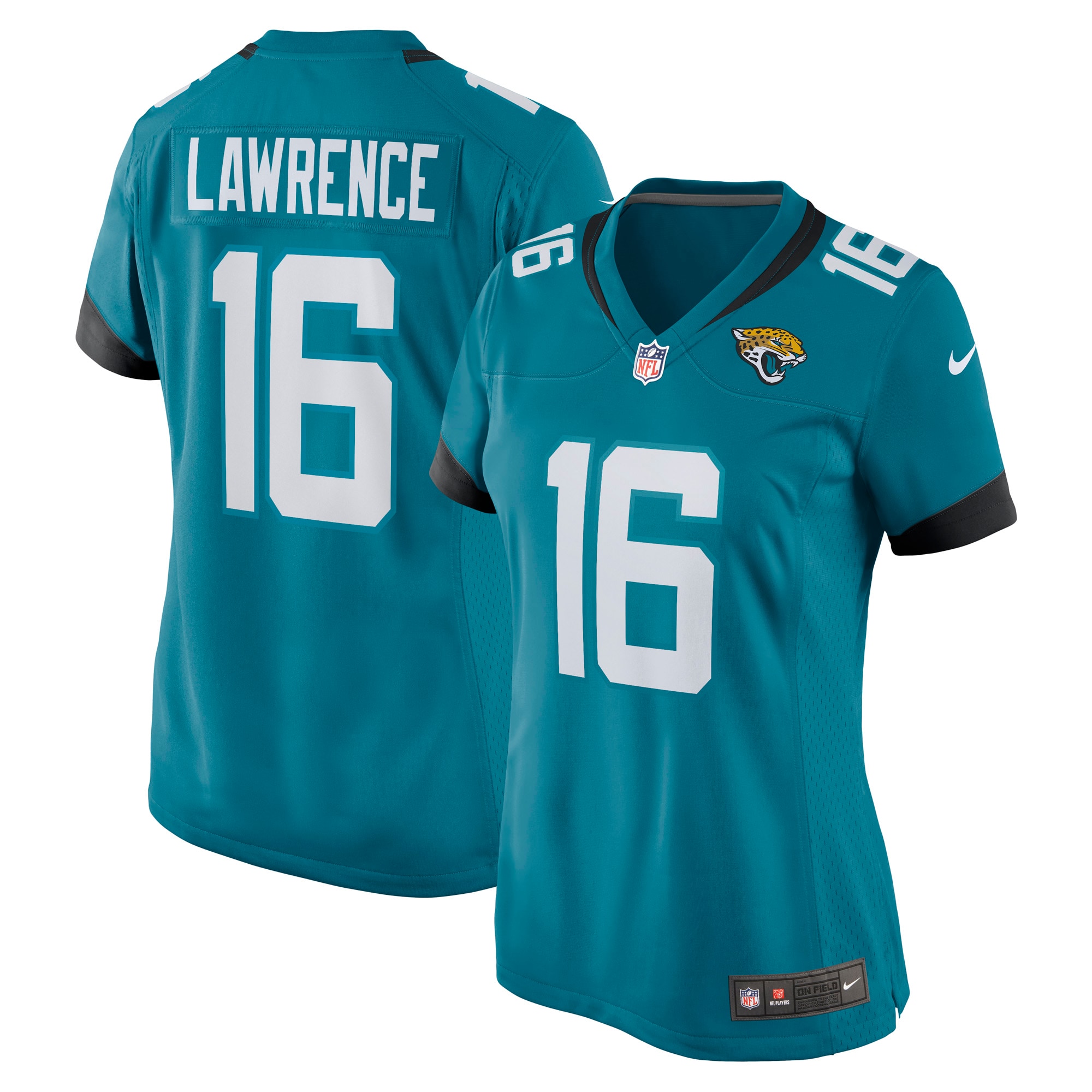 Trevor Lawrence Jacksonville Jaguars Women's Game Jersey – Teal