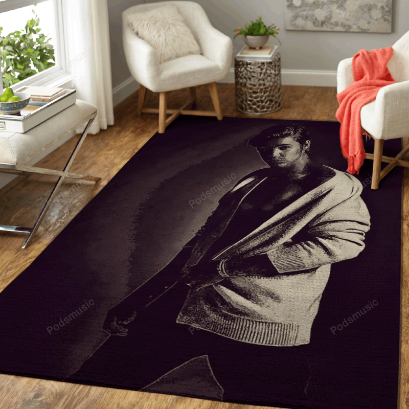 Justin Bieber 2 Music Art For Fans Area Rug Living Room Carpet Rug Regtangle Carpet Floor Decor Home Decor – Snundi