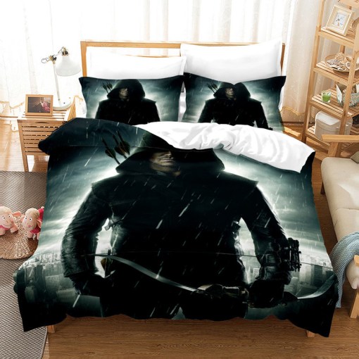 Arrow Oliver Queen 6 Duvet Cover Pillowcase Home Decor 3D Bedding Set Decor 3536