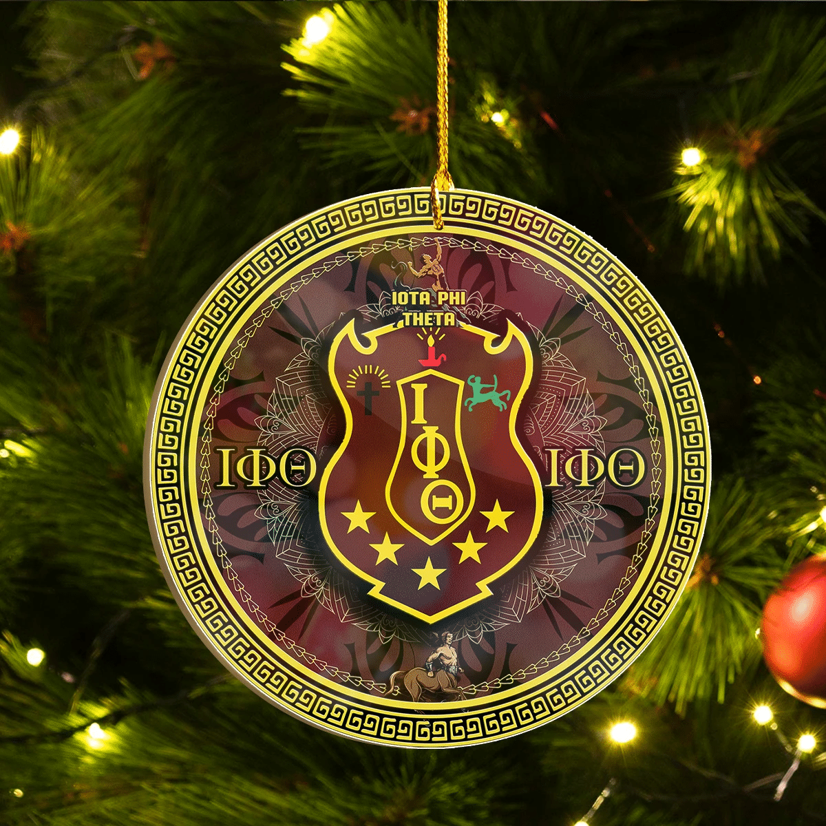 Getteestore Ornament – Iota Phi Theta Lovene Custom Shape Ornament A31