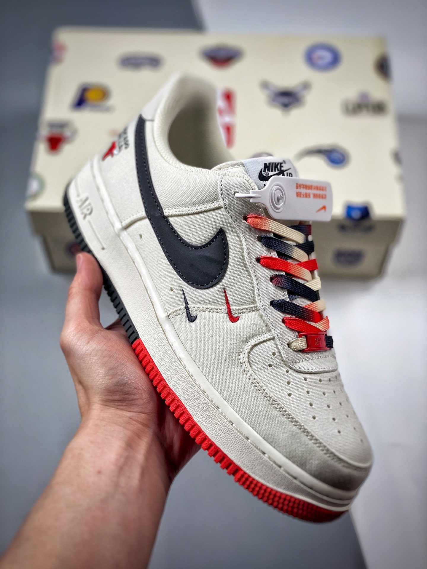 Nike Air Force 1 Low Chicago Bulls White Black Red 5340452