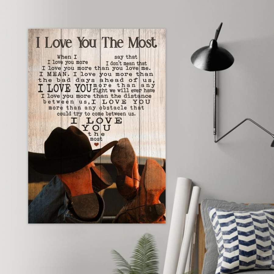 Country – I Love You The Most – Poster